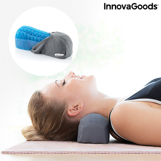 silicone gel neck pillow with honeycomb structure