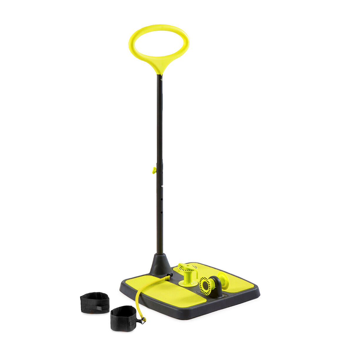 Fitness platform for legs and buttocks with exercise instructions