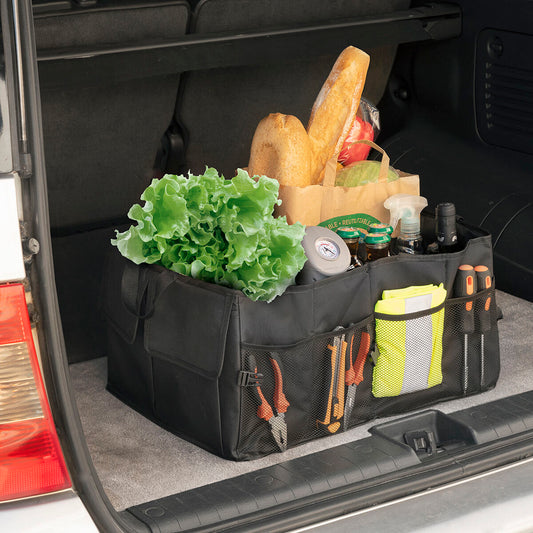 Foldable trunk organizer