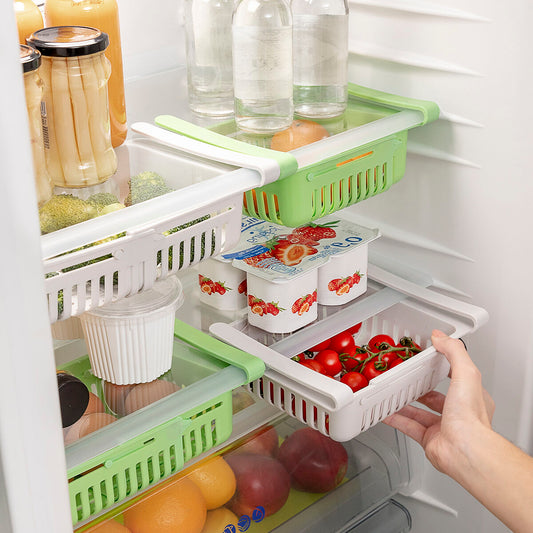 Adjustable Refrigerator Organizer (2-Pack)
