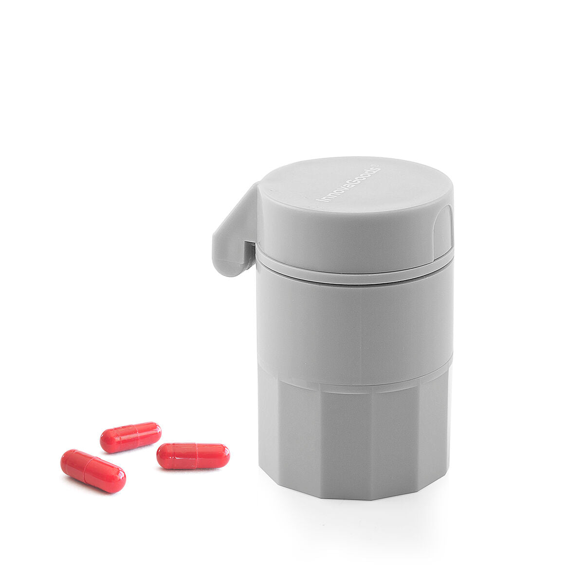 5 in 1 pill box with tablet cutter and crusher