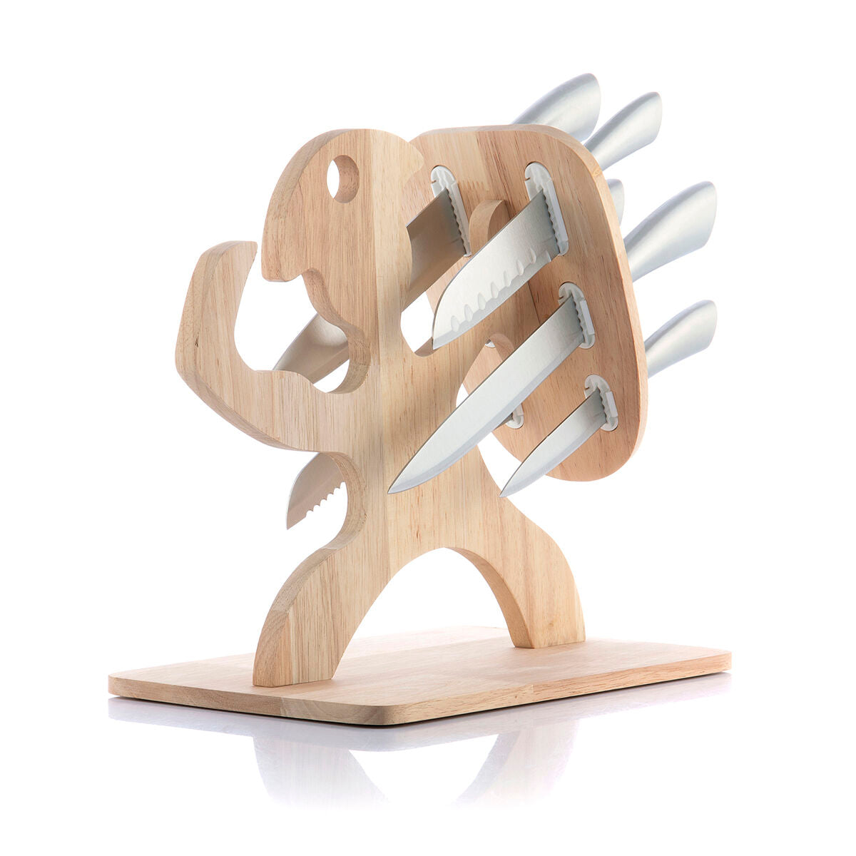 Messerset mit Holzhalterung Spartan