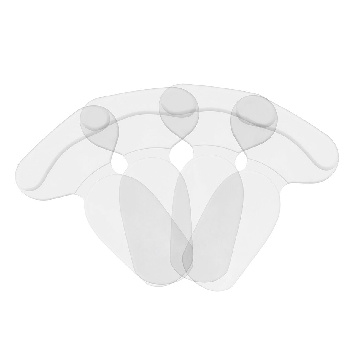 Anti-chafing heel pads 4 pieces