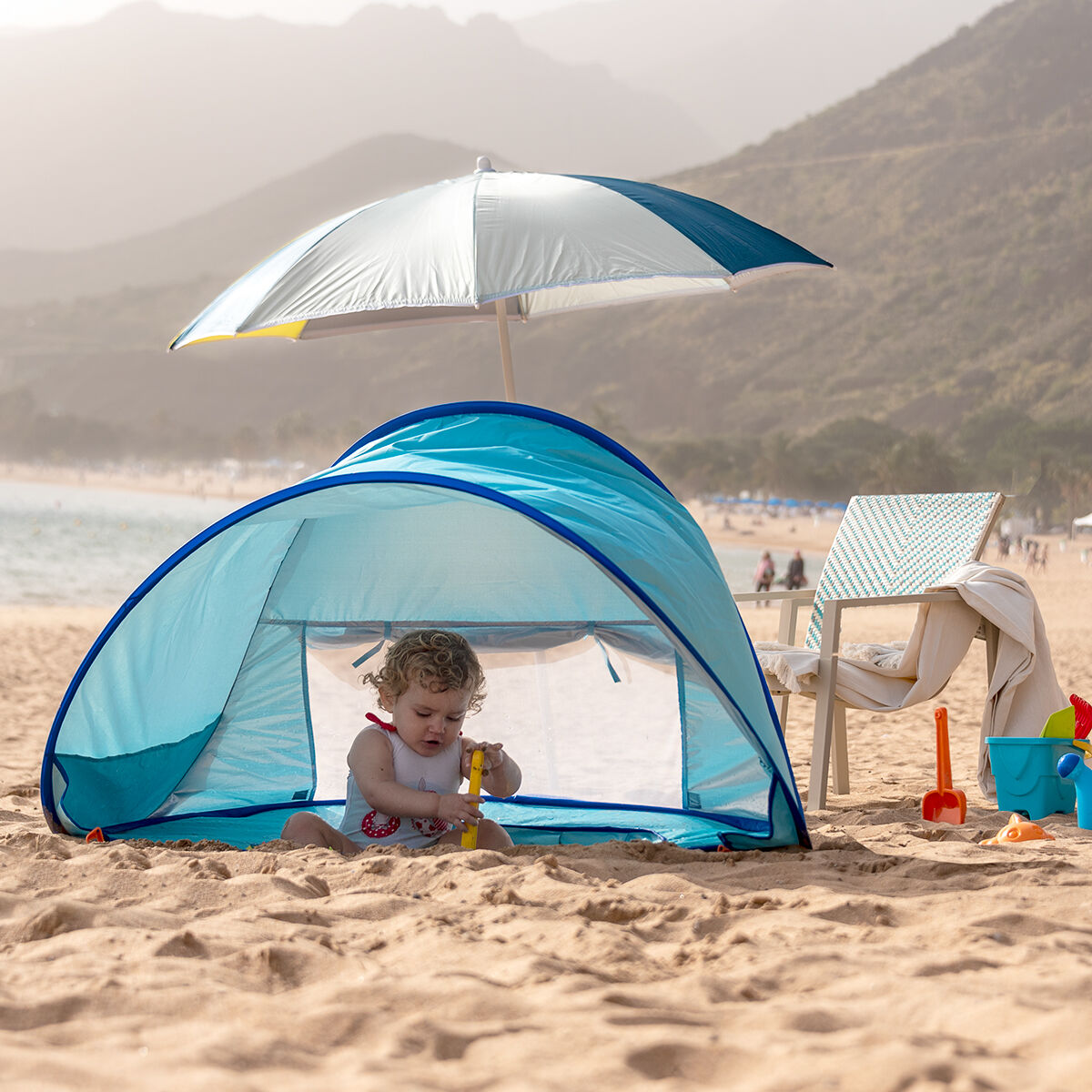 mini mit zelt Strandzelt für Kinder mit Mini-Pool – Trends-Markt