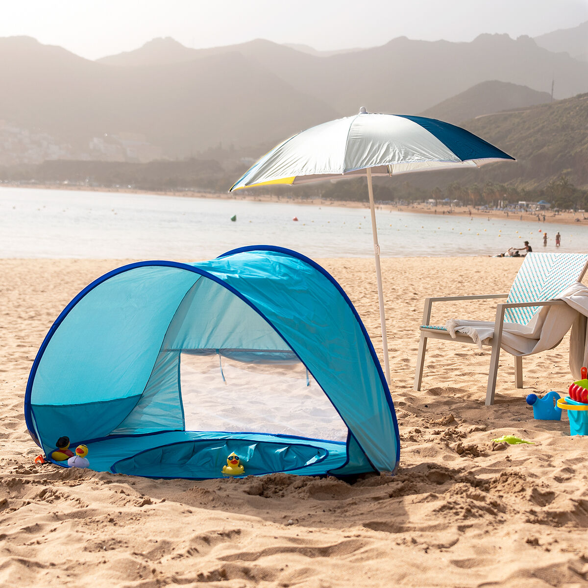 beach tent for children with mini pool 