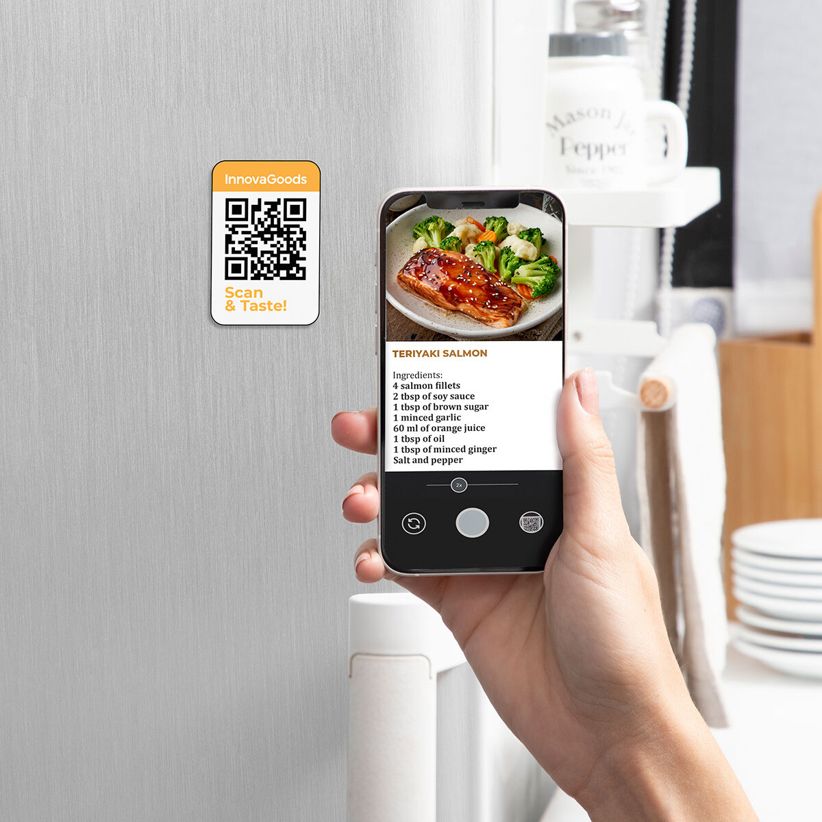 Heißluftfritteuse Pro 5500 Schwarz Edelstahl 1700 W 5,5 L