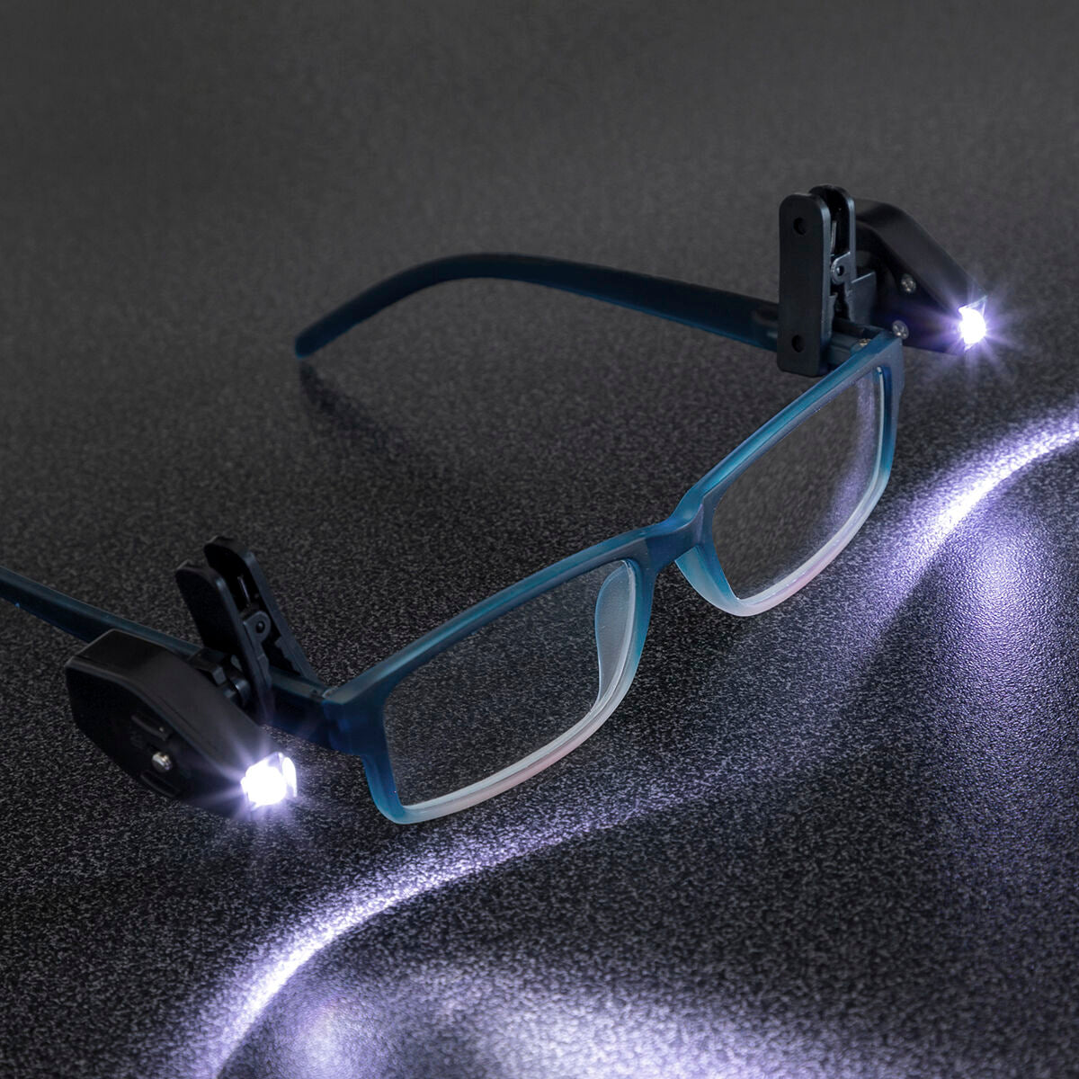 360º LED Leselicht für die Brille 2 Stück