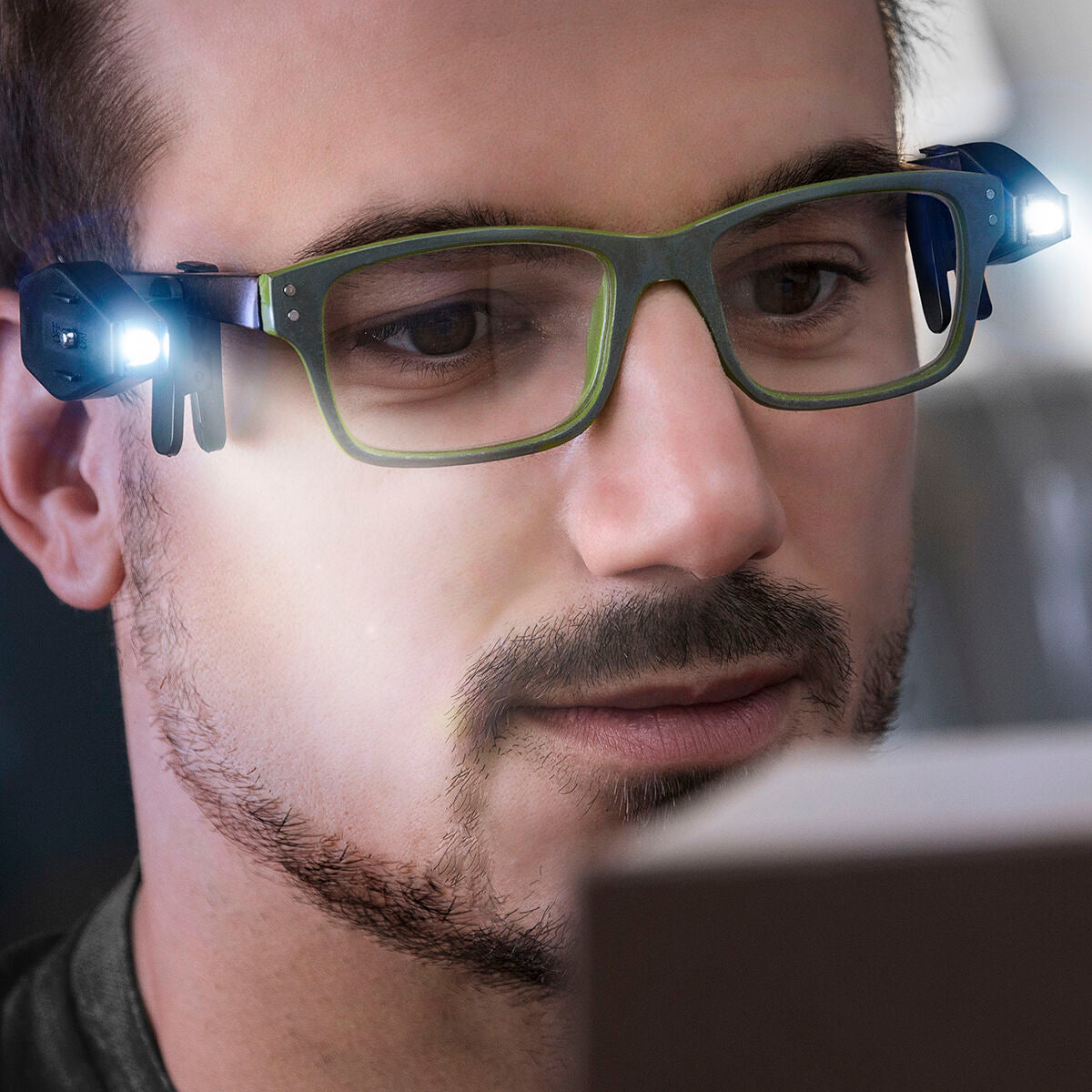 360º LED Leselicht für die Brille 2 Stück