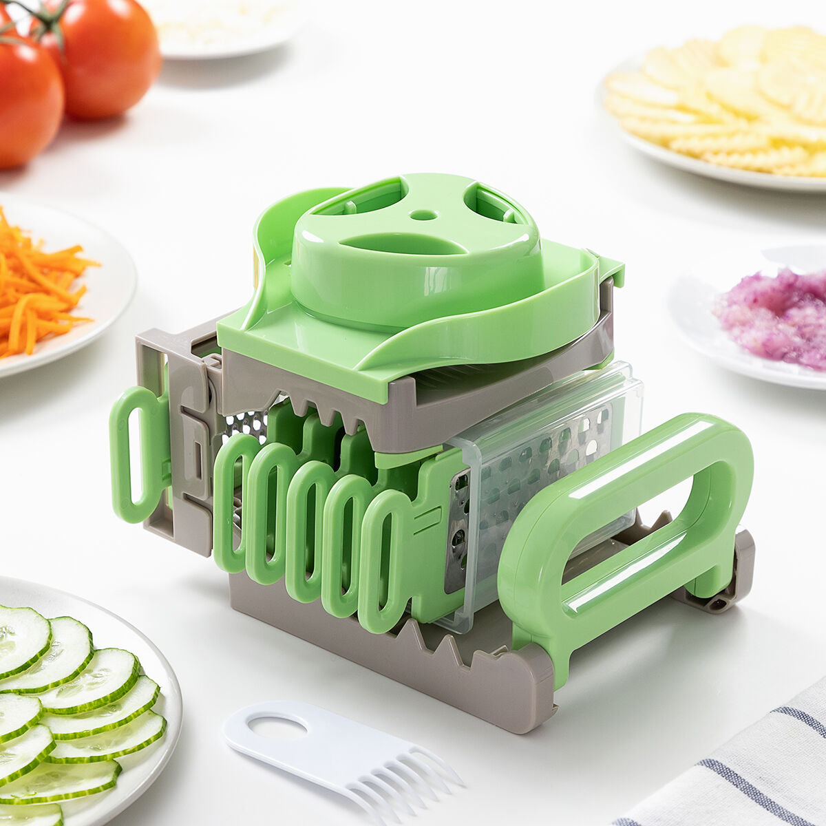 6 in 1 Klappbares Mandoline-Reibeisen