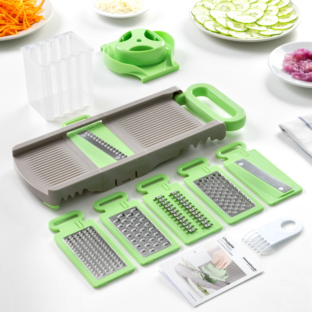 6 in 1 Klappbares Mandoline-Reibeisen