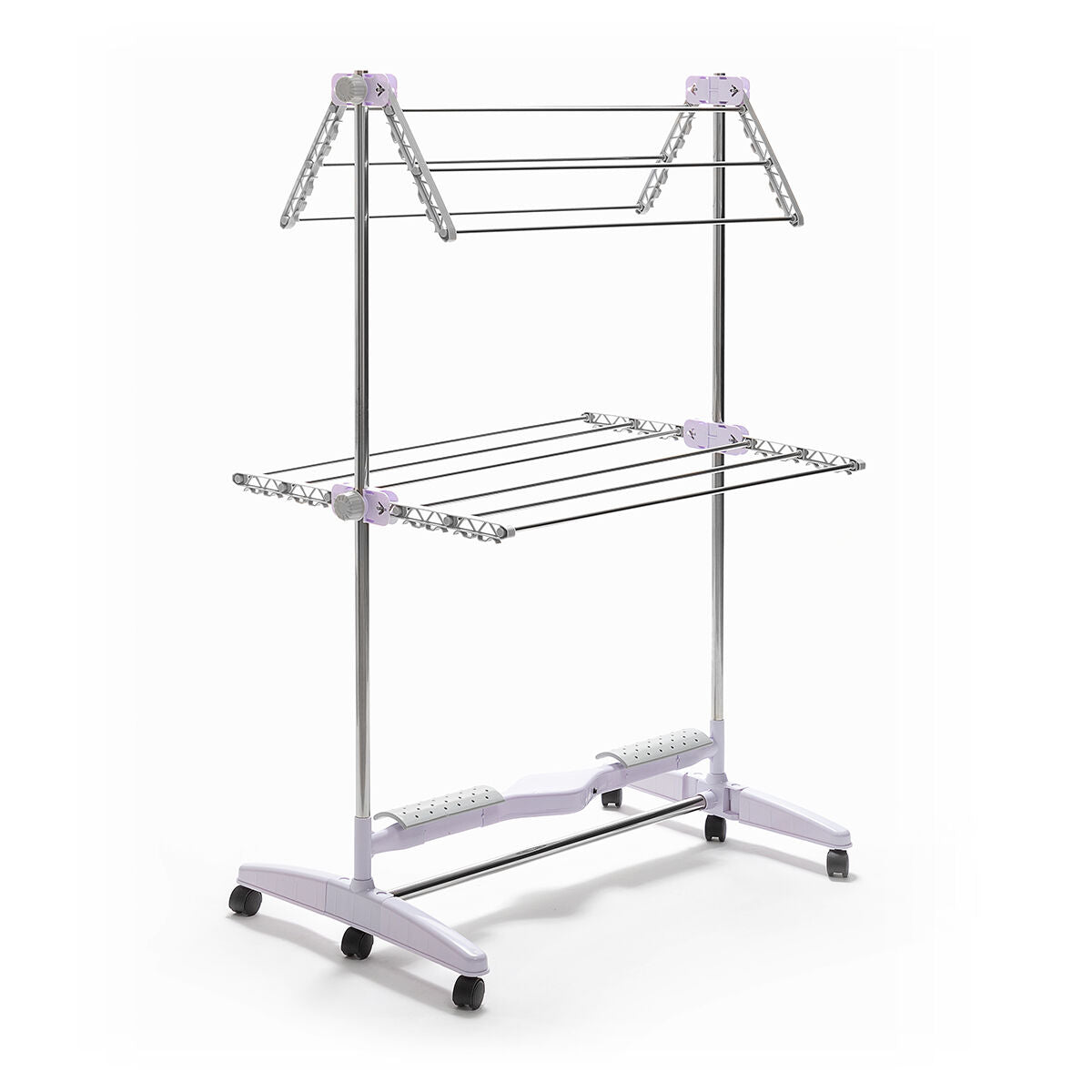 Elektrischer faltbarer Wäscheständer mit Luftstrom (12 Stangen) 24W