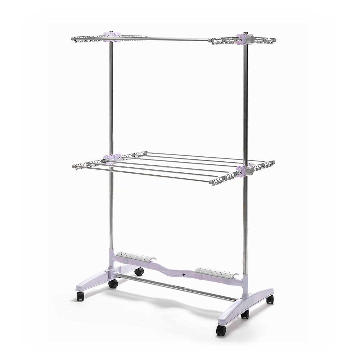 Elektrischer faltbarer Wäscheständer mit Luftstrom (12 Stangen) 24W