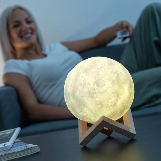 Wiederaufladbare LED Mondlampe