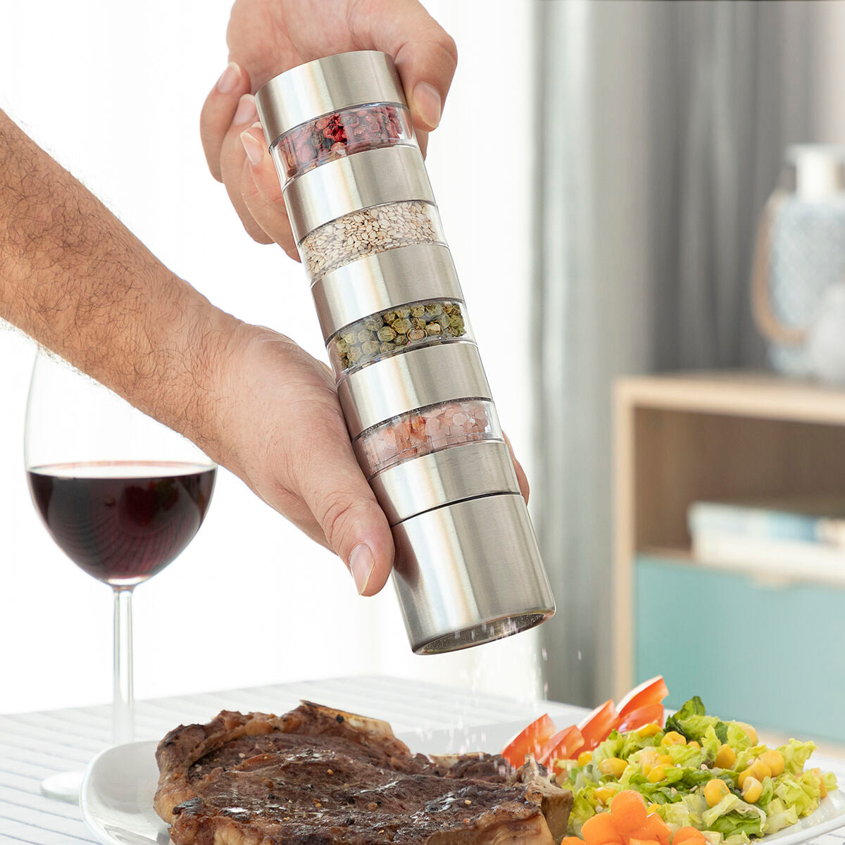 4 in 1 Gewürzmühle