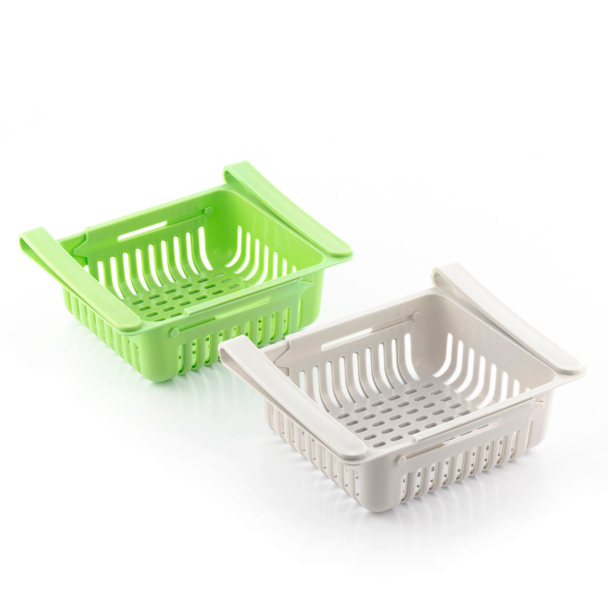 Einstellbarer Kühlschrank-Organizer (2er Pack)
