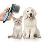Reinigungsbürste für Haustiere, mit einziehbaren Borsten