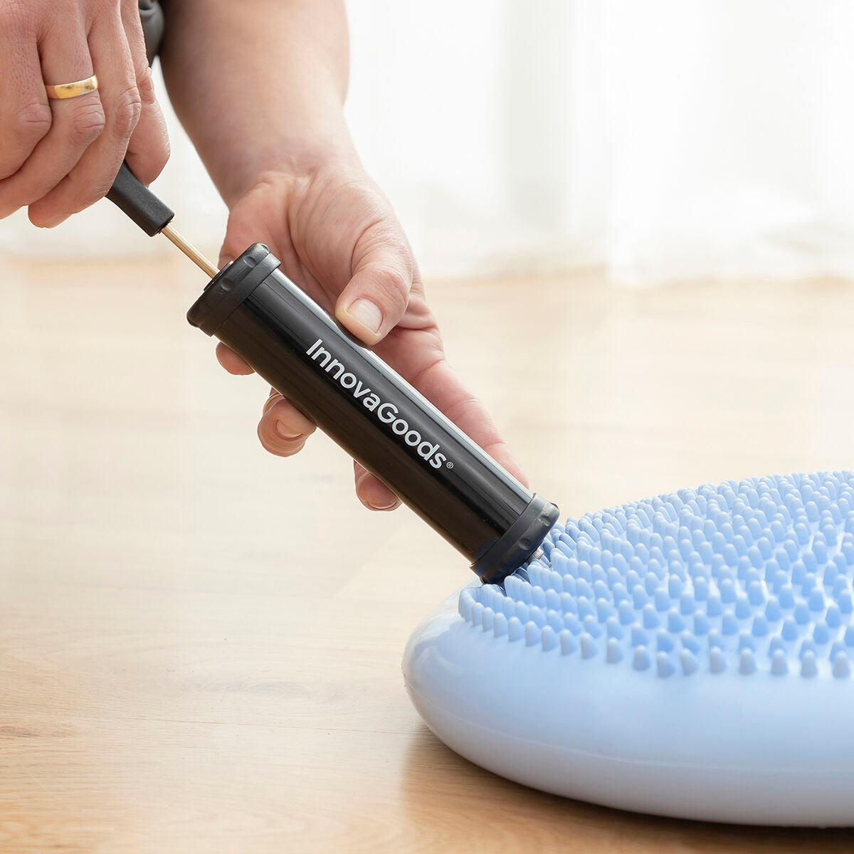 Gleichgewichts-Kissen mit Pumpe