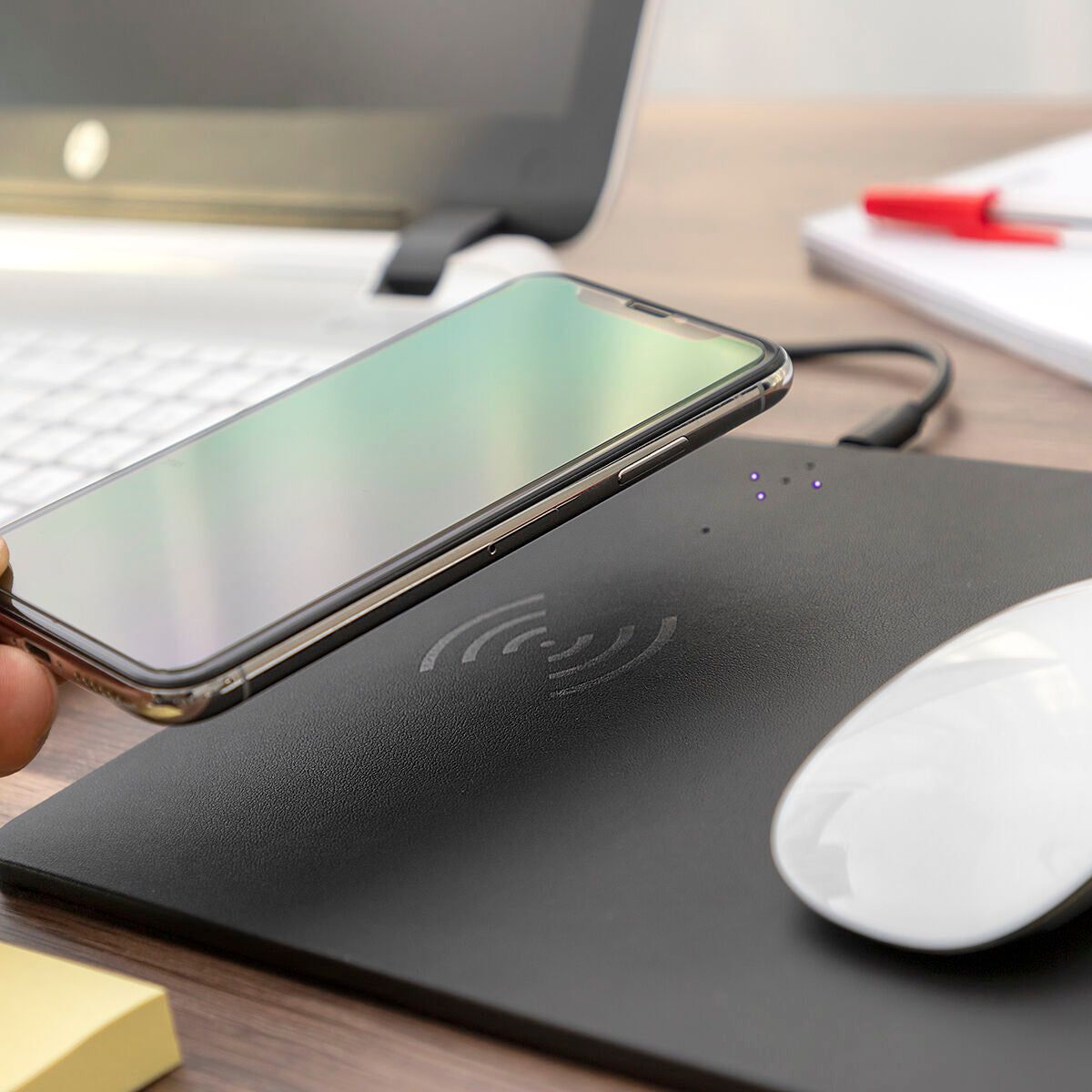 2 in 1 Mouse Pad with Wireless Charger 