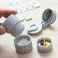 5 in 1 pill box with tablet cutter and crusher 