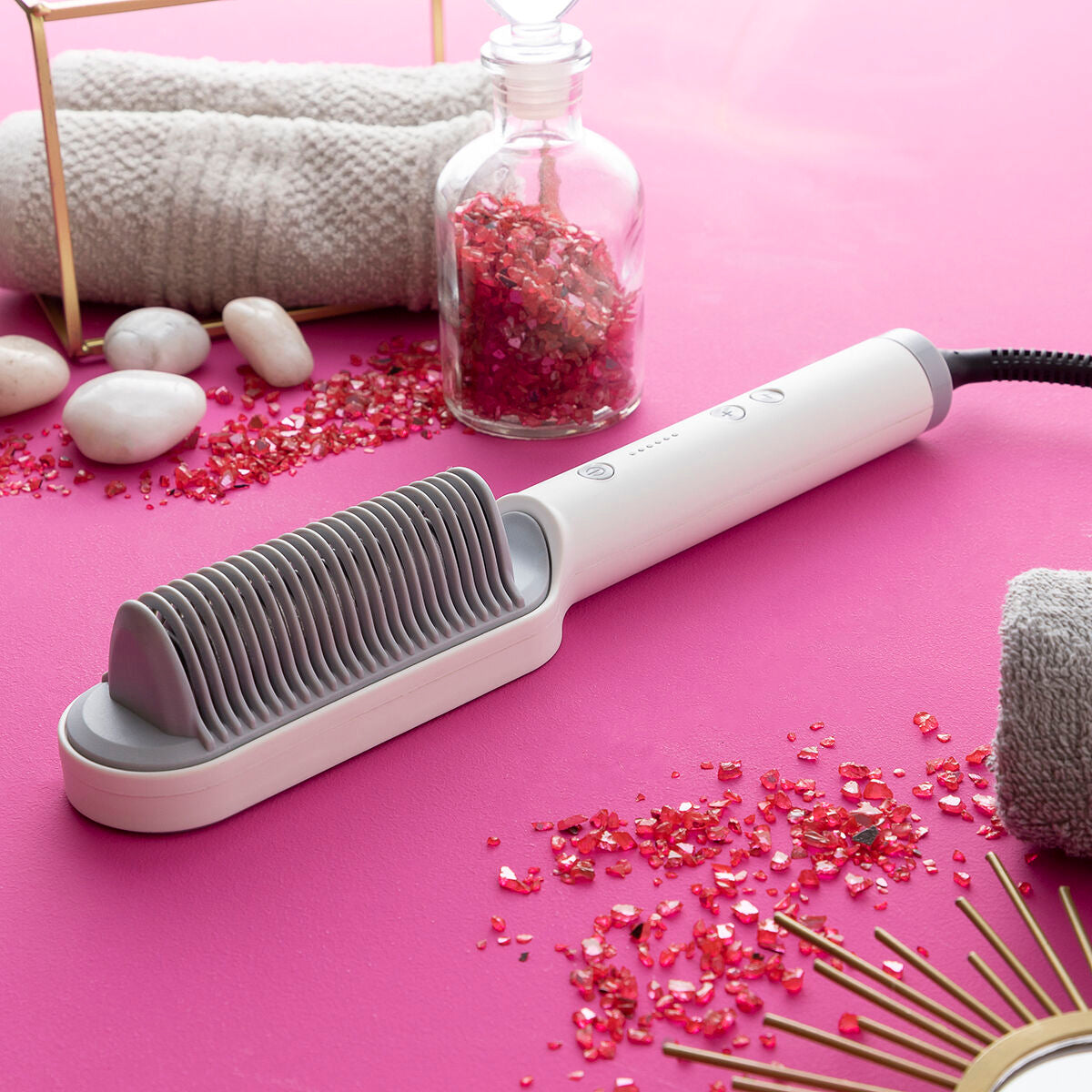ceramic straightening brush 