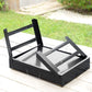 Foldable portable grill for use with charcoal 