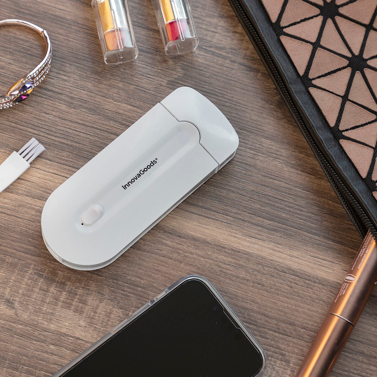 Wiederaufladbarer Mini-Rasierer mit LED-Licht