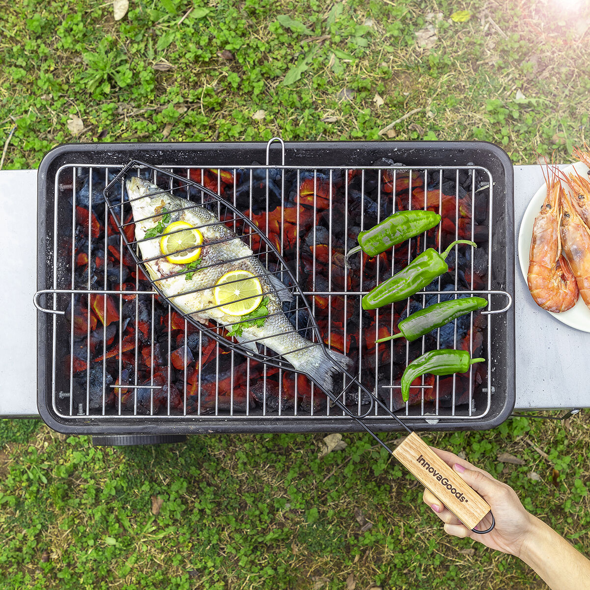 Fisch Barbecue Grillrost