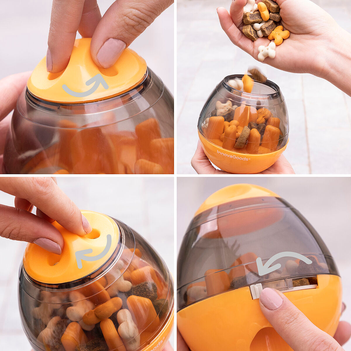 2 in 1 Pet Treat Dispenser Toy 