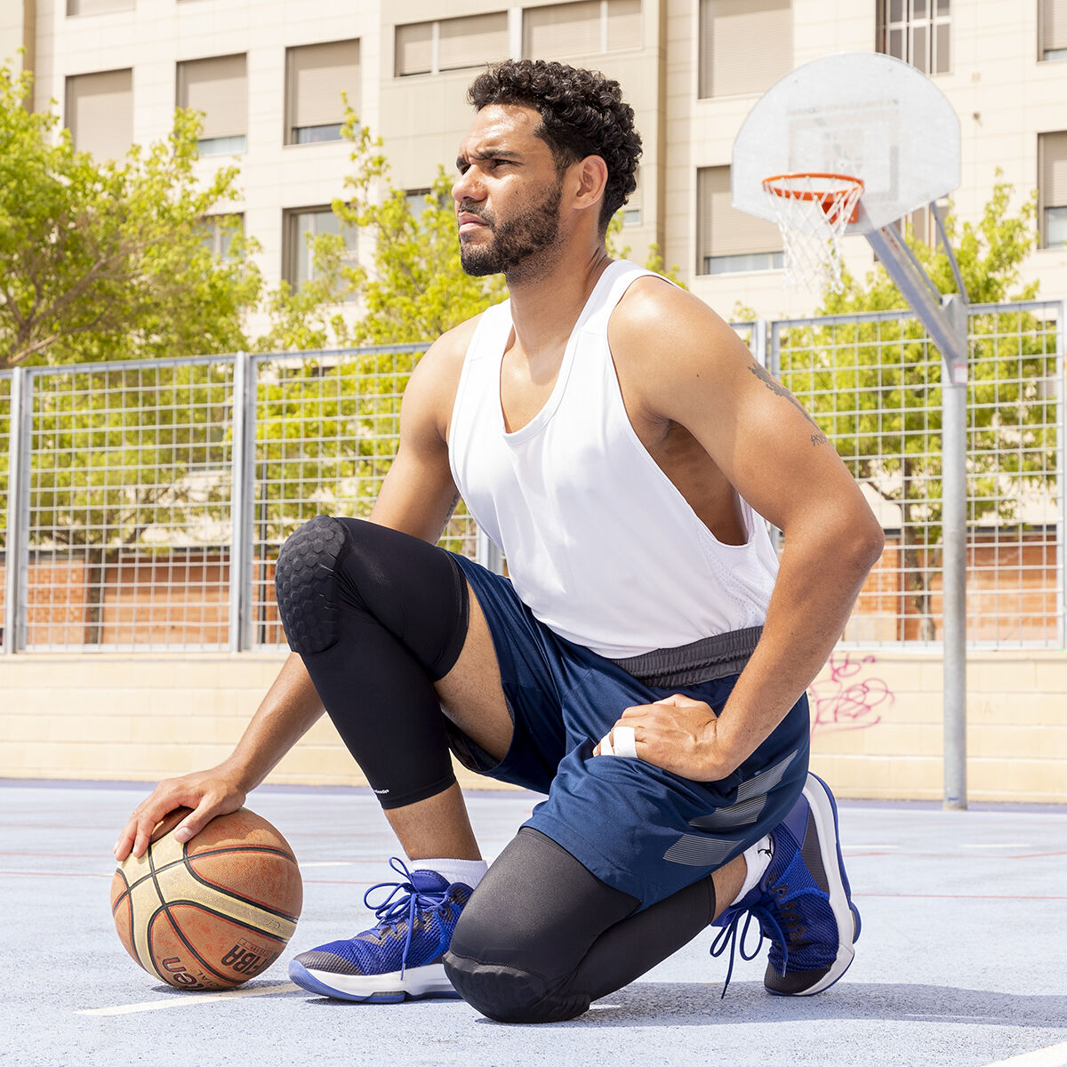 Anti-collision honeycomb knee pads 2 pieces 