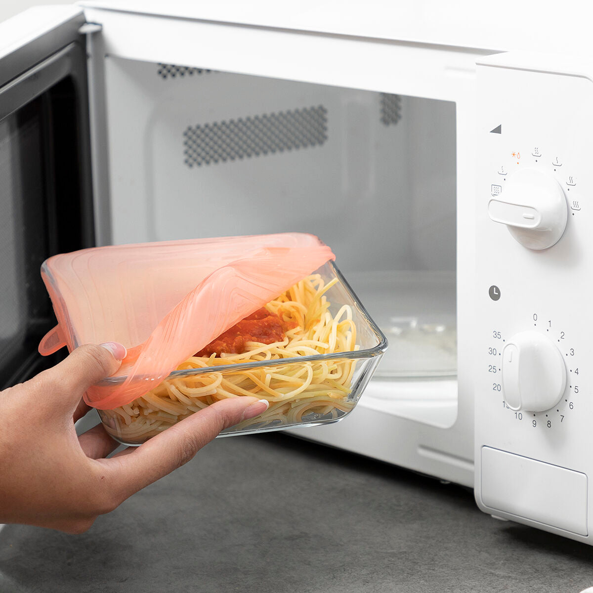 10-teiliges Set aus wiederverwendbaren und verstellbaren Küchendeckeln