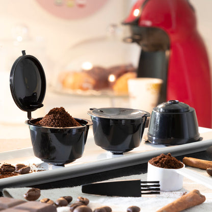 Set mit 3 wiederverwendbaren Kaffeekapseln Dolce Gusto