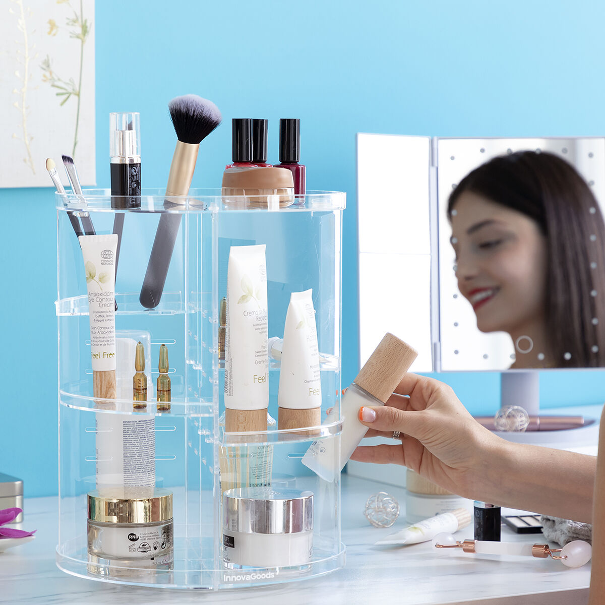 Rotating Makeup Organizer 