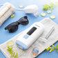epilator with pulsed light and accessories 