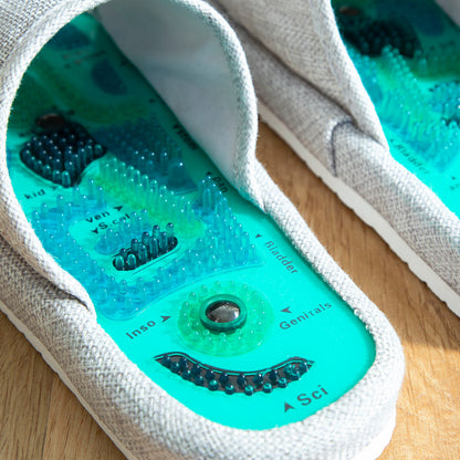 Magnetische Akupressur-Hausschuhe