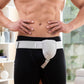 Adjustable inguinal hernia belt 