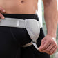Adjustable inguinal hernia belt 